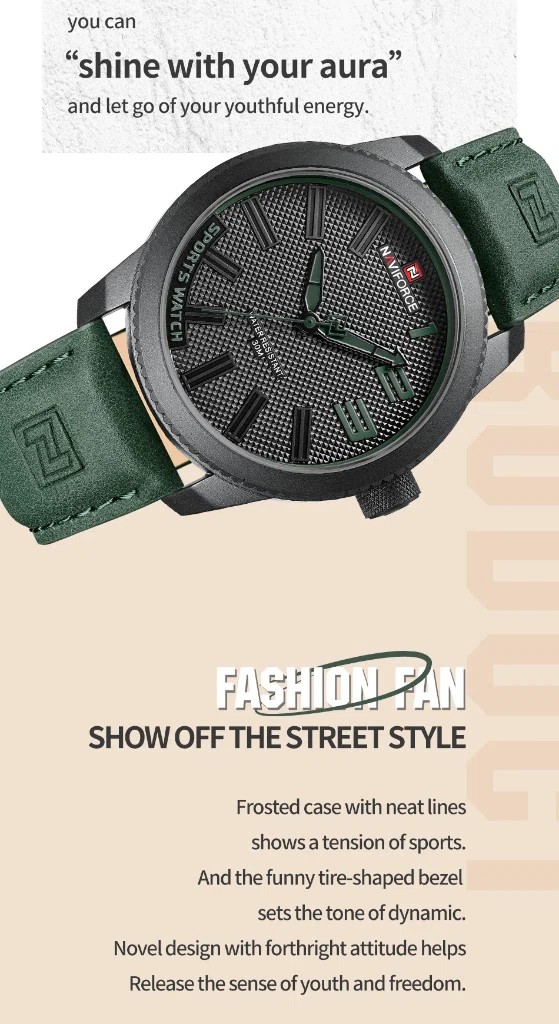 Naviforce 9202 L - Green | Rovelle