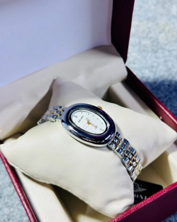 Soloni 1033 For Women - Silver Gold White With Premium Box | Rovelle