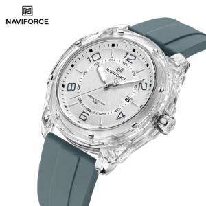 NAVIFORCE 6119 T For Men - Silver Gray White | Rovelle