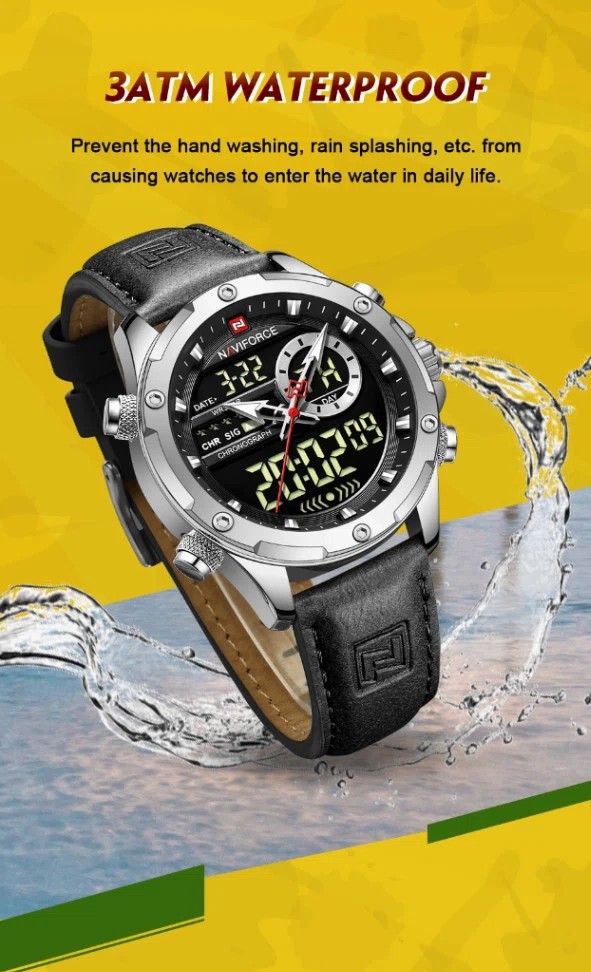 Naviforce 9208 L - Silver Black | Rovelle