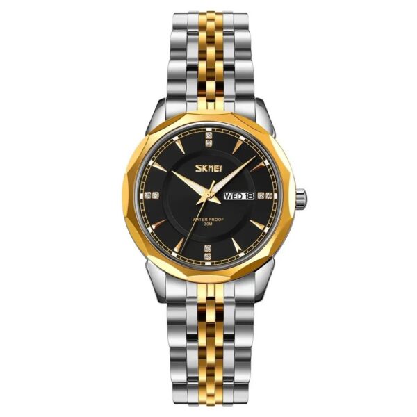Skmei 9264 For Women - Silver Gold Black | Rovelle
