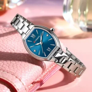 Curren 9112 Ladies Watch - Silver Blue | Rovelle