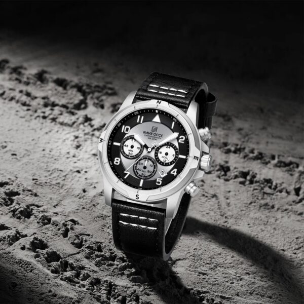 Naviforce 8077 L - Silver Black | Rovelle