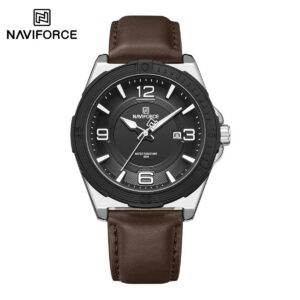 Naviforce 8084 L For Men - Black Coffee | Rovelle