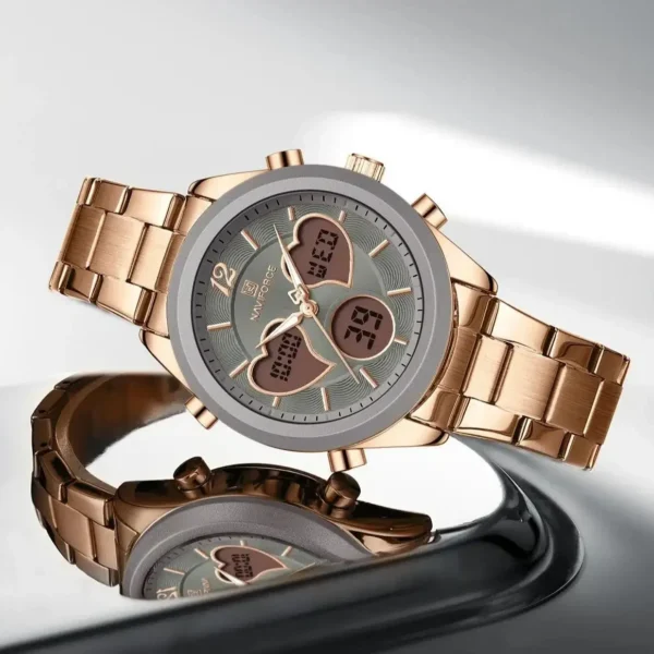 Naviforce 5045 For Women - Rose Gray | Rovelle