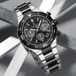 Naviforce 8049 - Silver Black For Man | Rovelle