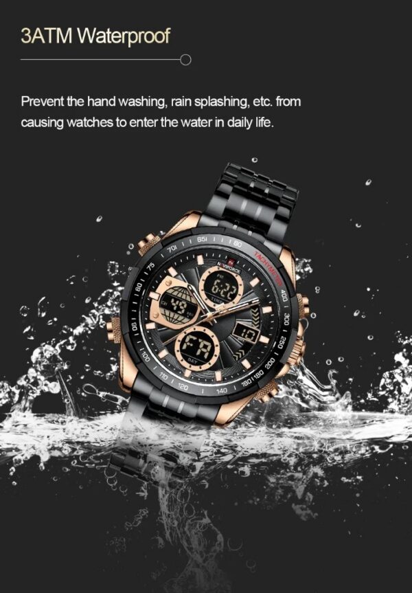 Naviforce 9197 CH - Black | Rovelle
