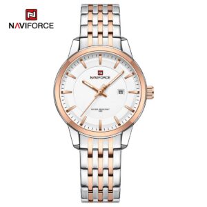 Naviforce 9228 - Silver Rose White For Woman | Rovelle