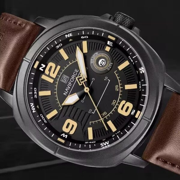 Naviforce 8078 - Brown | Rovelle
