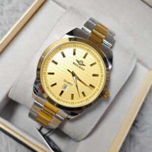 Soloni 1009 For Men - Silver Gold With Premium Box | Rovelle