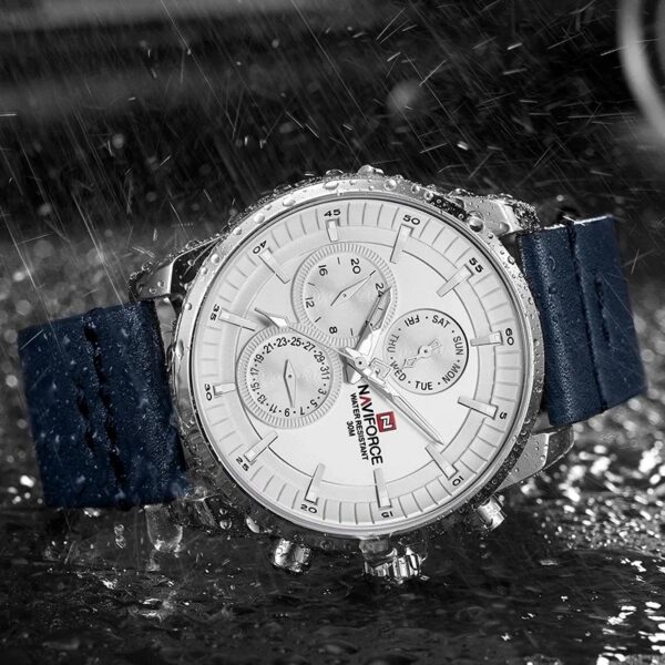 Naviforce 9148 L - Silver Dark Blue | Rovelle
