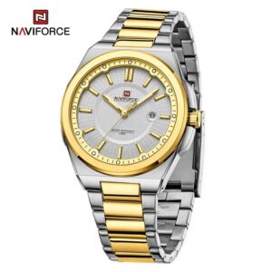 Naviforce 9212 CH - Silver Gold | Rovelle