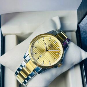 Soloni 1020 For Men - Silver Gold With Premium Box | Rovelle