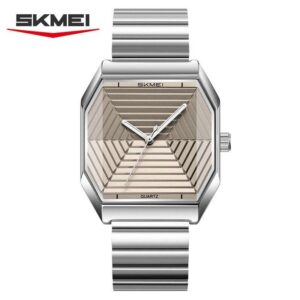 Skmei 9393 CH For Men - Silver Gray | Rovelle
