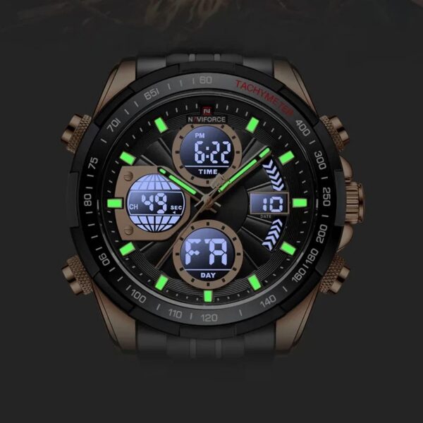 Naviforce 9197 CH - Black | Rovelle