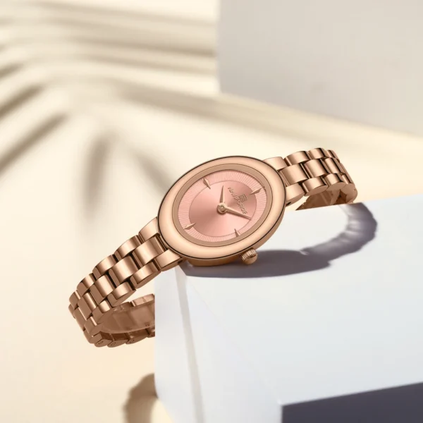 NAVIFORCE 5081 Ch Women Watch - Rose Pink | Rovelle