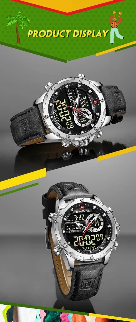 Naviforce 9208 L - Silver Black | Rovelle