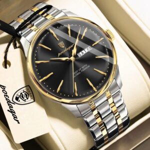 Poedagar 843 For Men - Silver Gold Black | Rovelle