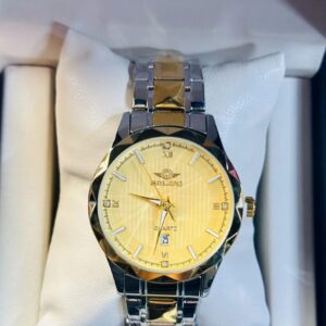 Soloni 1016 M For Men - Silver Gold with Premium Box | Rovelle