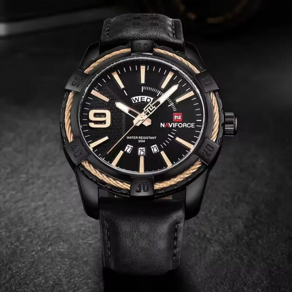 Naviforce 9117 L - Black Gold | Rovelle