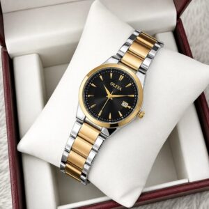 Oliya 835 Ladies Watch -Silver Gold Black | Rovelle