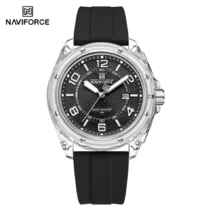 NAVIFORCE 6119 T For Men - Silver Black | Rovelle
