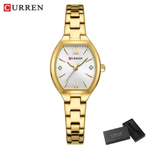 Curren 9112 Ladies Watch - Gold White | Rovelle