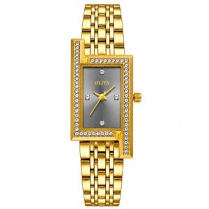 Oliya 6818 Ladies Watch - Gold Gray | Rovelle