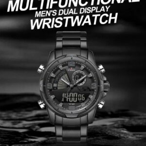 Naviforce 9257 For Men - Black | Rovelle