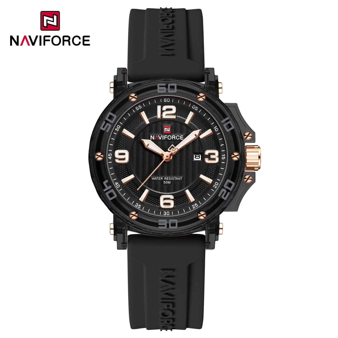 NAVIFORCE 7125 Women Watch - Black
