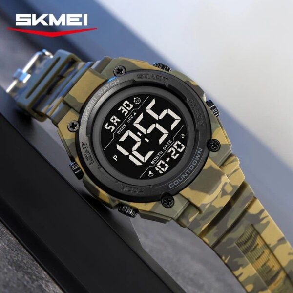Skmei 2713 Silicone strap Men - Army Green | Rovelle