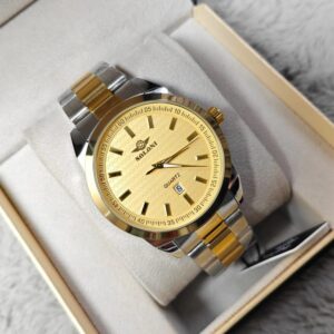 Soloni 1009 For Men - Silver Gold With Premium Box | Rovelle
