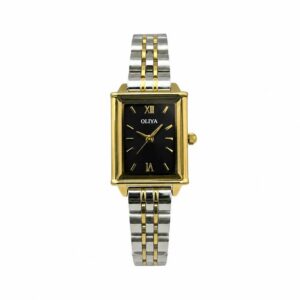 Oliya 860 Ladies Watch - Silver Gold Black | Rovelle