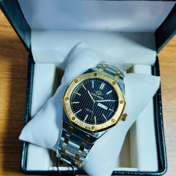Soloni 1012M For Men - Silver Gold Black with Premium Box | Rovelle
