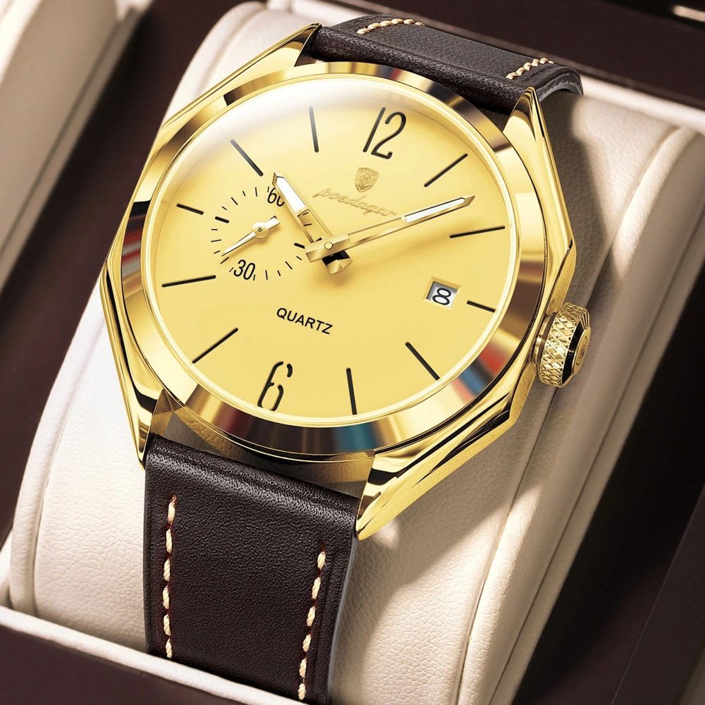 Poedagar 689L For Men - Brown Gold
