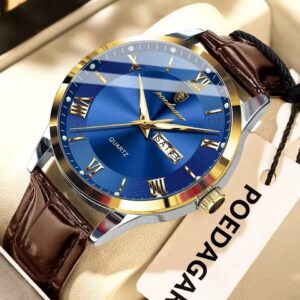 Poedagar 978L For Men - Brown Blue | Rovelle
