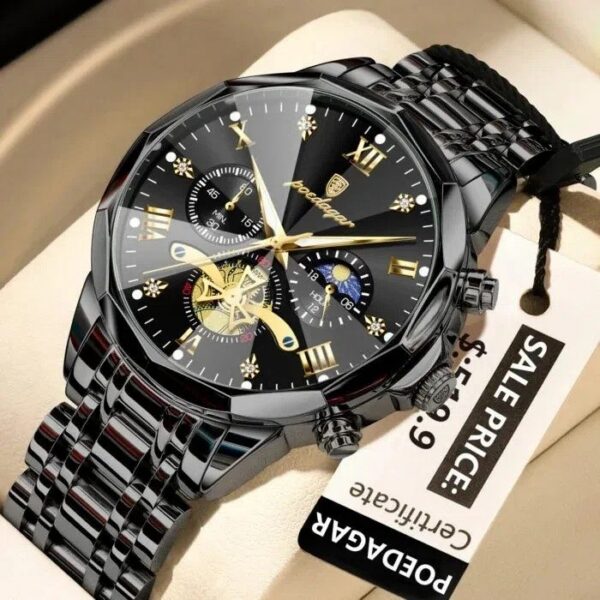Poedagar 938 For Men - Black | Rovelle