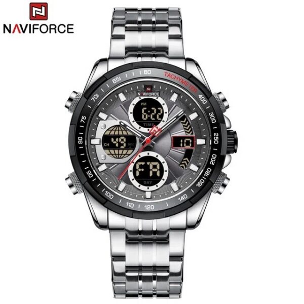 Naviforce 9197 CH - Silver Black | Rovelle