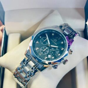 Soloni 3002 For Men - Silver Black With Premium Box | Rovelle