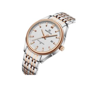 Naviforce 8039 - Silver Rose White For Men | Rovelle