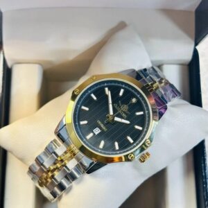 Soloni 1007 For Men - Silver Gold Black With Premium Box | Rovelle