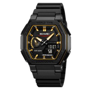 Skmei 2438 For Men - Black Gold | Rovelle