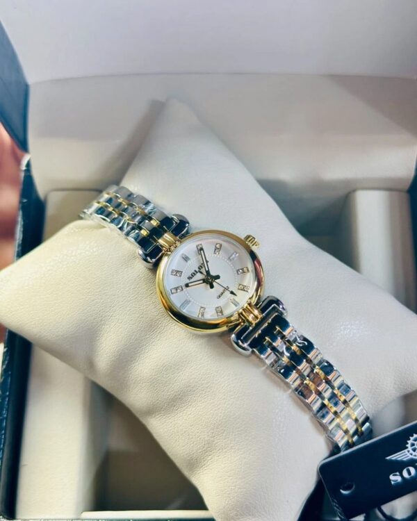 Soloni 1029 For Women - Silver Gold White With Premium Box | Rovelle