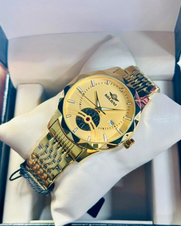 Soloni 1018 CH For Men - Gold With Premium Box | Rovelle