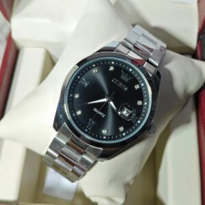 Olevs 3709 CH For Men - Silver Black | Rovelle