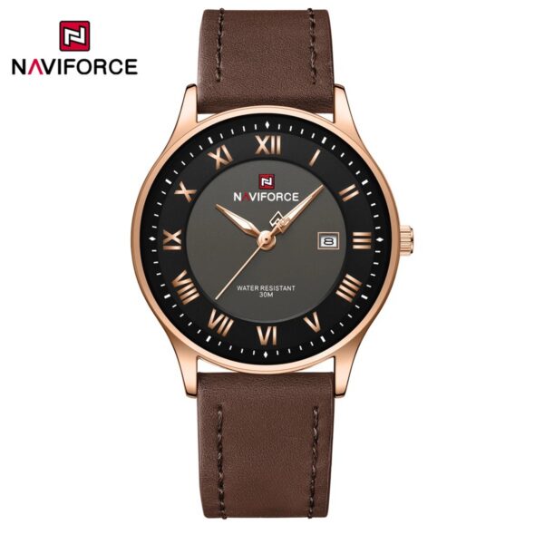 Naviforce 9290 L For Men - Dark Brown Black Naviforce 9290 L For Men - Dark Brown Black | Rovelle