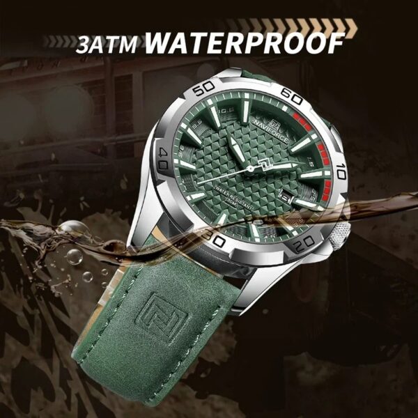 Naviforce 8023 L - Green | Rovelle