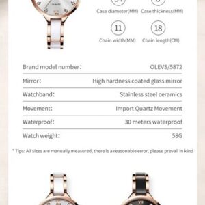 Olevs 5872 - White For Women | Rovelle