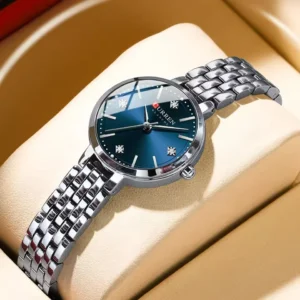 Curren 9106 Ladies Watch - Silver Blue | Rovelle