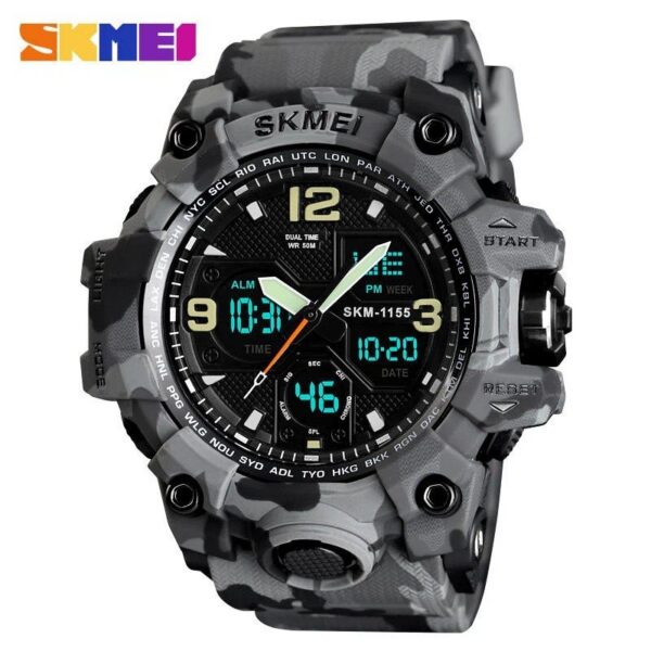 Skmei 1155 Men's Sport Watch - Gray Skmei 1155 Men's Sport Watch - Gray | Rovelle